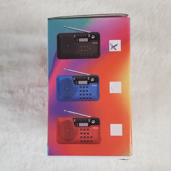 YOCO Portable FM AM SW Radio Model no: Yr139 Color Black - Picture 5 of 6